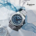 Arabic Dial Mens Gift Watch Denim Blue Dial