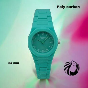 Chairman Geneve Poly Carbon Sky Blue Gents Watch