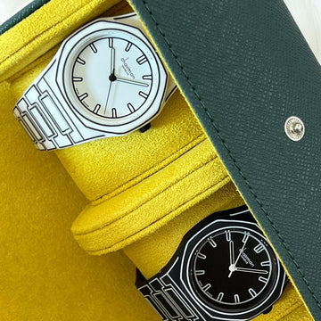 Chairman Geneve Swiss Design Black And White Gents Watch