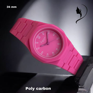 Chairman Geneve Swiss Design Poly Carbon Pink Gents Watch