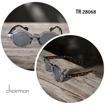 Chairman Black Frame Grey Unisex Sunglass