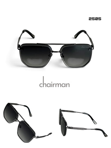 Chairman Black Luxury Unisex Sunglass