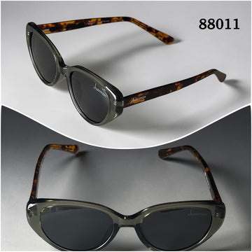 Chairman Brown Frame Black Unisex Sunglass