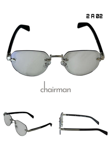 Chairman Luxury Black Frame Grey Unisex Sunglass