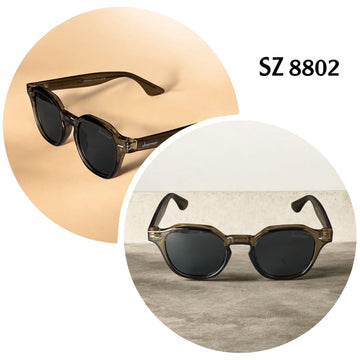 Chairman Luxury Brown Frame Black Sunglass