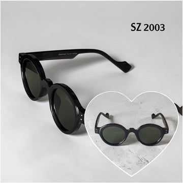 Chairman Luxury SZ2003 Black Frame Green Sunglass
