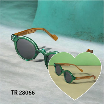 Chairman TR28066 Luxury Brown And Green Frame Black Sunglass