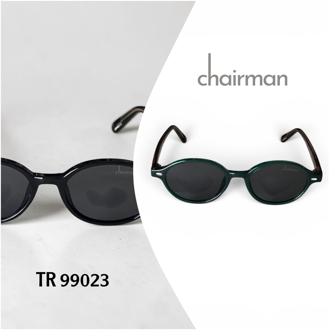 Chairman TR99023 Black And Green Frame Black Sunglass