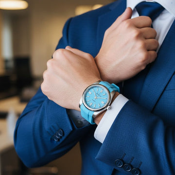 Quartz Chairman Geneve Sky Blue Gents Watch